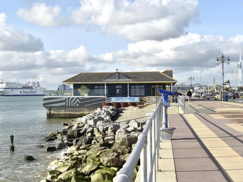 Southsea seafront before the coastal scheme work starts.  Picture: Sarah Standing (101024-3149)