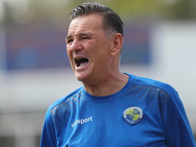 Hawks manager Paul Doswell returns to south west London this weekend for an FA Cup tie with Carshalton. Picture by Dave Haines