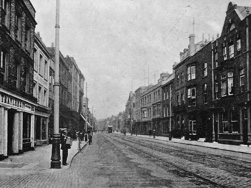High Street, Old Portsmouth pre-war.
It is not often we see a photograph of High Street, Old Portsmouth showing the north side of the street.