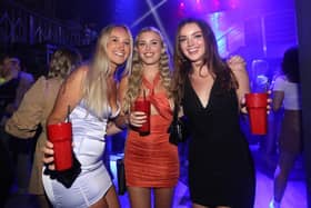 Clubbers pictured during the re-opening of the Astoria nightclub in July after Covid restrictions were eased. 

Picture: Sam Stephenson