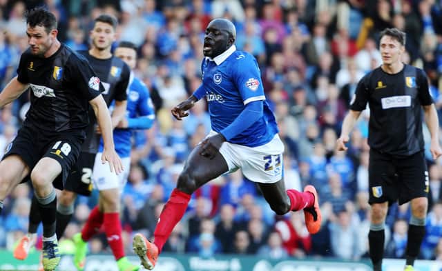 Patrick Agyemang credits Pompey and their support for reinvigorating his love for football after hard times. Picture: Joe Pepler