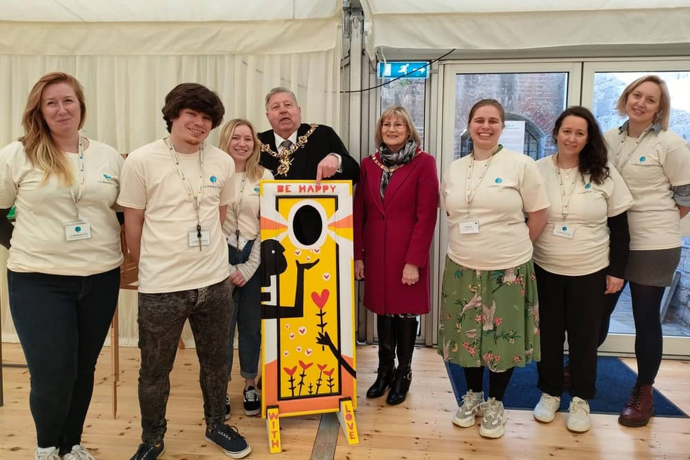 At the opening of the We Are Portsmouth exhibition. 