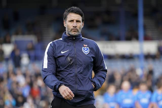 Pompey boss Danny Cowley.