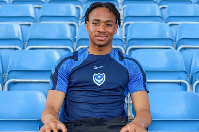 Josh Oluwayemi is Pompey's sixth signing of the transfer window.