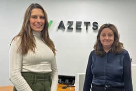 DRIVING GROWTH: Heather Williams, right, Regional Head of R&D in the South for Azets, with Emma Hussey who heads the firm’s London operation in the sector