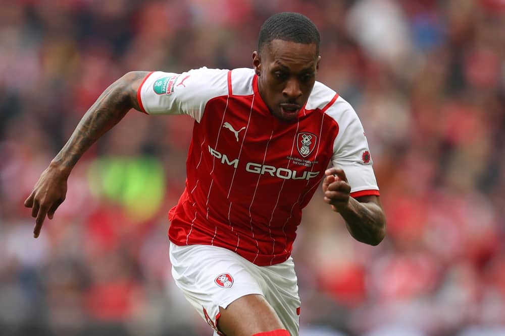 Former Pompey target Mickel Miller sustained a serious thigh injury on the eve of his Plymouth debut.