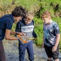 Pond dipping in Fishbourne Meadows