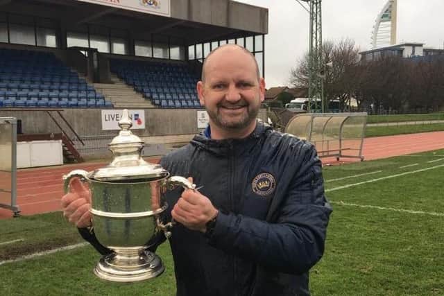 Interim AFC Portchester boss Marty Wallace