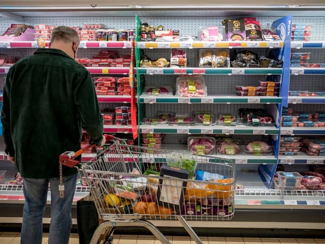 Inflation has reached a 40 year high in the UK. Photo TOLGA AKMEN/AFP via Getty Images