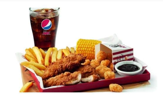 Boneless Banquet from KFC.
Image by Deliveroo.