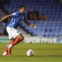 Louis Thompson was arguably Pompey's best player at Fratton Park as the Blues lost to Sutton United   picture: Jason Brown/ProSportsImages