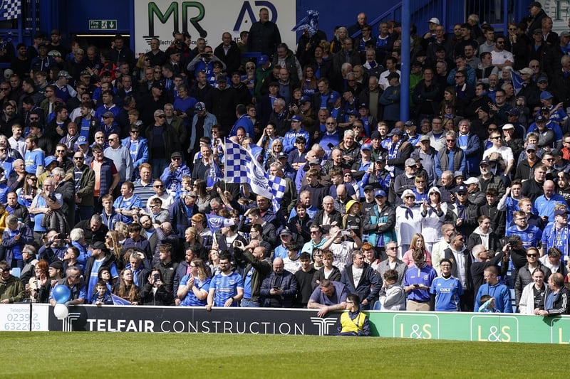 20,202 fans packed out Fratton Park on Saturday to see the new League One champions being crowned.