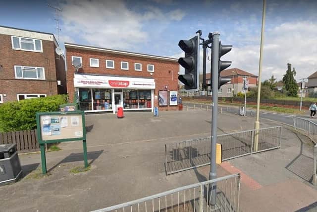 The purse was dropped outside One Stop in Middle Park Way, Havant. Picture: Google Street View.