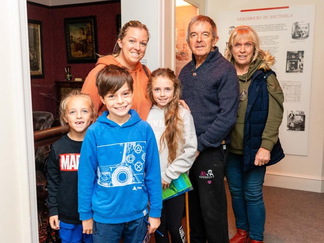 Fisher family  at the Dress to Distress at Portsmouth Museum.
Photos by Matthew Clark
