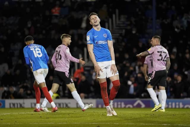 George Hirst has revitalised Pompey's forward line since his first league start against Wycombe last month. Picture: Jason Brown/ProSportsImages