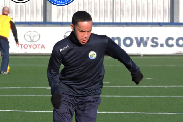 Hawks midfielder Leon Baker Picture: Havant & Waterlooville FC