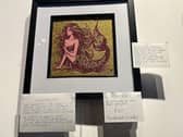 Each piece of artwork came with a description about what it symbolises for sailors.