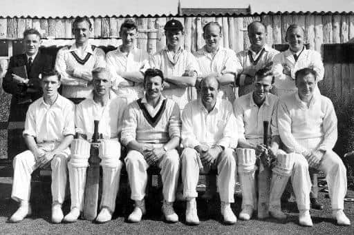 South Hants Touring Club, circa late 1950s. Top left is Alan Robinson, who refereed the 1986 FA Cup final between Liverpool and Everton. Far right on the bottom row is Cliff Parker who played for Portsmouth FC.