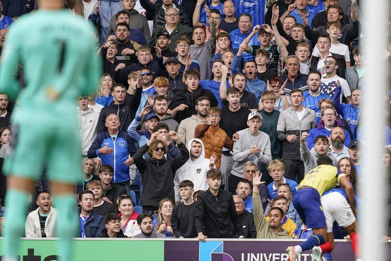 18,046 home fans were inside Fratton Park to cheers on John Mousinho's Blues.
