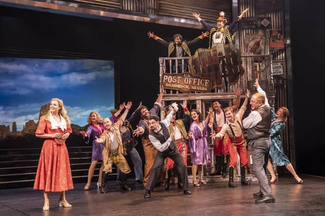 Carly Anderson, Charlie Stemp and company in Crazy for You at Chichester Festival Theatre