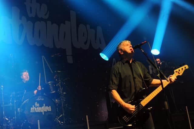 JJ Burnel of The Stranglers at Portsmouth Guildhall on February 14, 2022. Picture by Paul Windsor