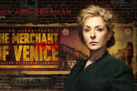 Tracy-Ann Oberman in The Merchant of Venice 1936