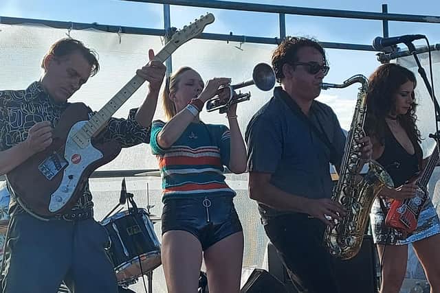 Oh! Gunquit headlining the Punk'n'Roll Summer Party on South Parade Pier, July 31, 2022