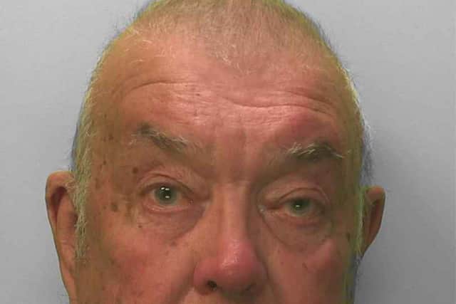 Terrence Whiffin, 74, raped and sexually abused a young girl - aged between eight and 11 at the time - between 1969 and 1972 after the victim got the courage to come forward in 2016. Picture: Sussex Police.