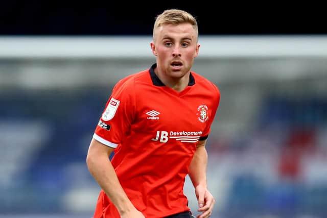 Joe Morrell in action for Luton. Picture: Marc Atkins/Getty Images)