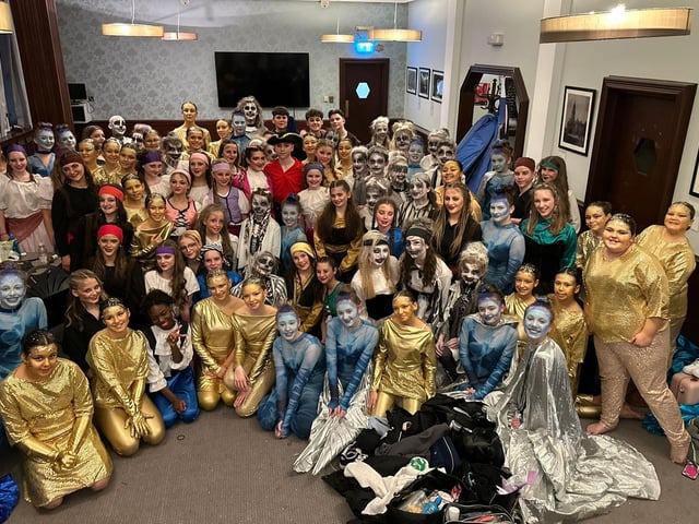 The cast of Purbrook Park School Dance Live 2025