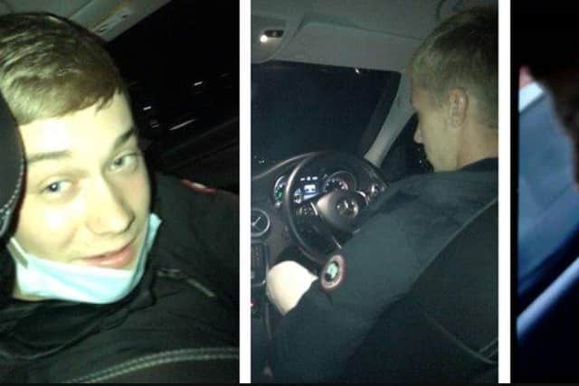 Police want to speak to those in the CCTV images following a burglary. Pic Hants police