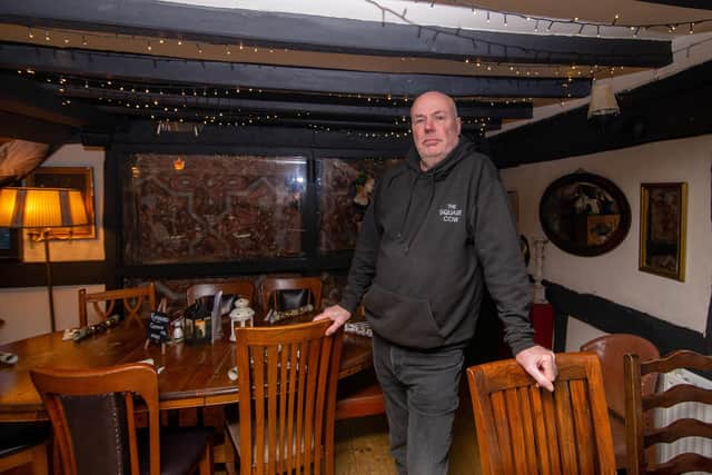 Owner Frank Dixie. Picture: Habibur Rahman