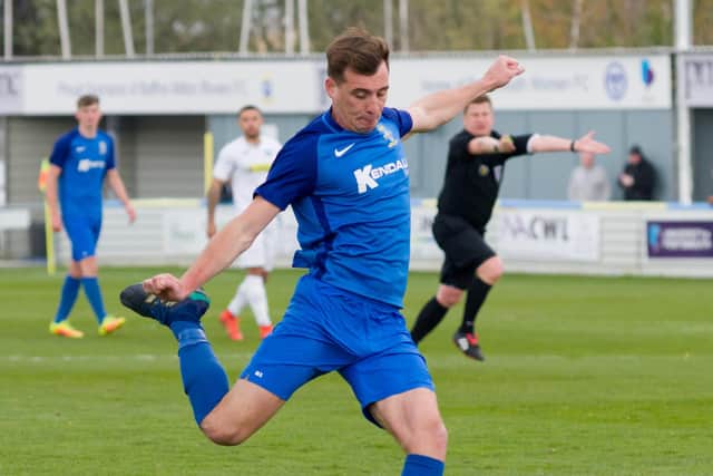 Baffins Milton Rovers striker Jason Parish remains out with a hamstring injury. Picture: Duncan Shepherd