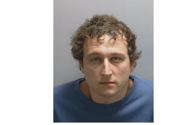 Jailed: Alfie Morel. Pic Hants police