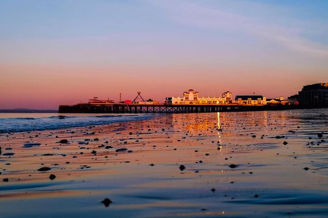 Southsea Beach and pier taken by Vicky Stovell