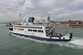 Wightlink's St Faith ferry arrived safely in Portsmouth after being left stranded in the Solent during Storm Eunice. The ship is now setting off from the city to the Isle of Wight.
