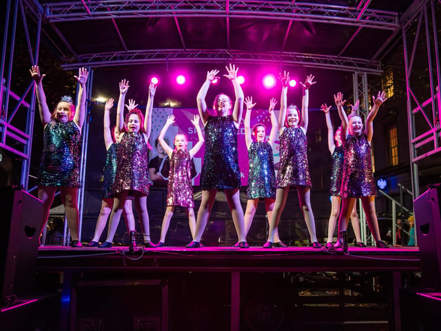 Hundreds of residents descended on Commercial Road to watch local dance troops and celebrities come together to turn on the Christmas lights.Pictured - SD Studio dancersPhotos by Alex Shute