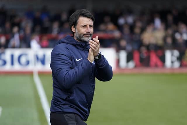 Pompey boss Danny Cowley.