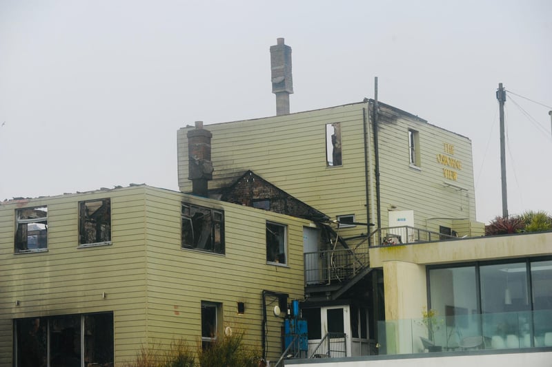 Crews from Fareham, Gosport, Cosham, Portchester, Southsea, Eastleigh, Hightown, Beaulieu, Romsey and Ringwood were called to tackle a significant fire in the roof space of the three-storey Osborne View hotel and restaurant in Fareham.