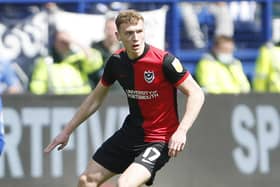 Hayden Carter featured 22 times for Pompey last season while on loan from Blackburn