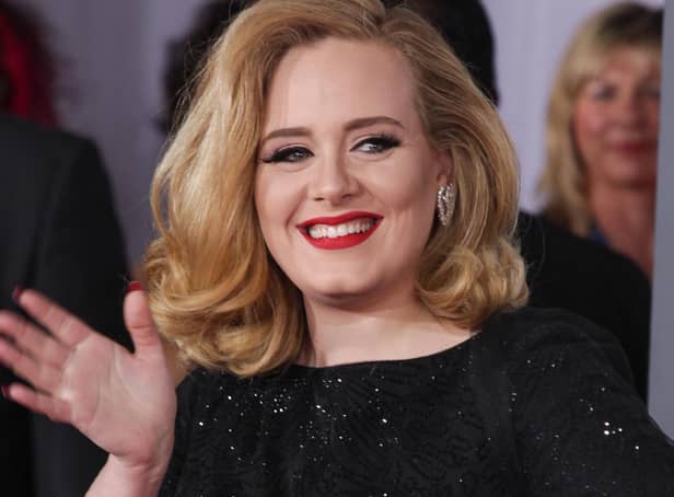 Adele arrives for the Kong Skull Island Los Angeles premiere in February, 2012.