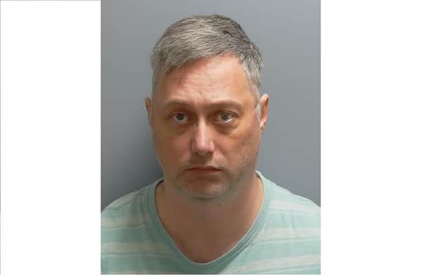 John Horne , 39, has been jailed for nine years for raping a woman on a footbridge in Fareham May 25, 2022