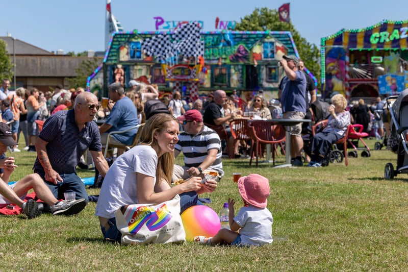 Families enjoyed the very popular Party in the Park in Gosport. 
Picture: Mike Cooter (290723)