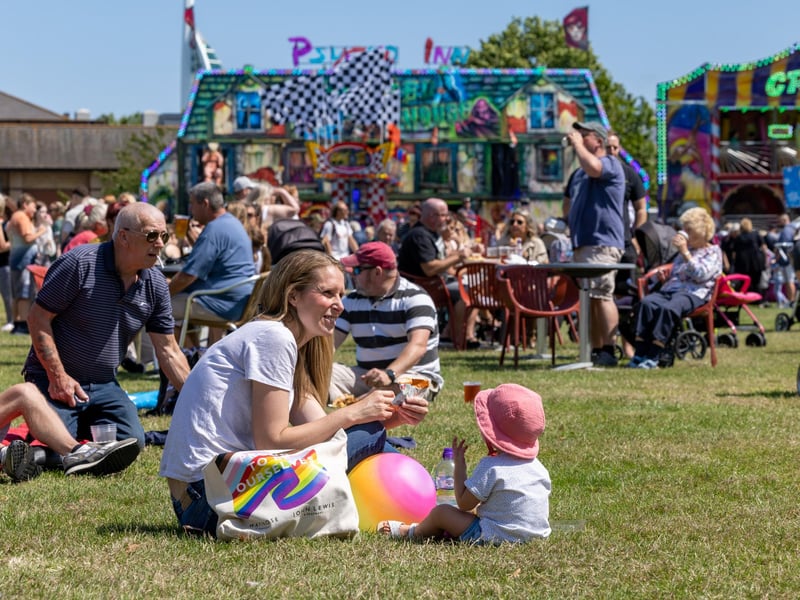 Families enjoyed the very popular Party in the Park in Gosport. 
Picture: Mike Cooter (290723)