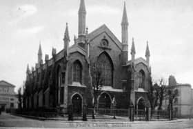 The magnificent St Paul’s Church, Southsea. Destroyed by the Luftwaffe in January 1941