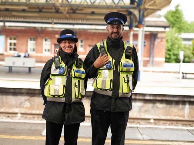 Two of South Western Railways' Rail Community Officers