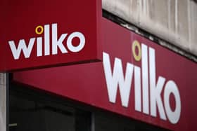 Signage outside a branch of the British high-street retail chain "Wilko". 

Photo by JUSTIN TALLIS/AFP via Getty Images