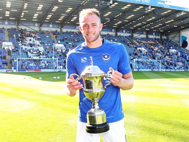 Position: Defender, Years at Pompey: 2015-2019, Appearances: 175. Picture: Joe Pepler