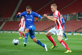 Pompey in Capital One Cup action at Stoke in August 2014     Picture: Clive Brunskill/Getty Images