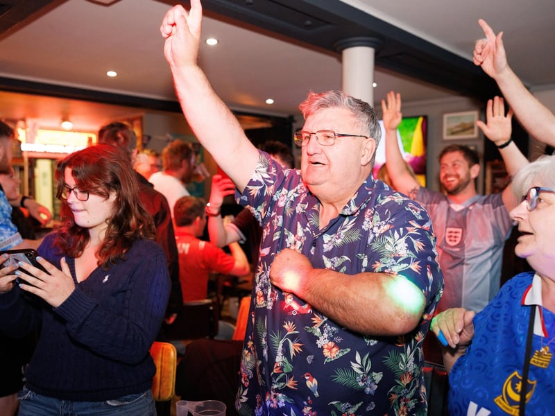 Fans watching England - Switzerland match at the Lord John Russell. Picture: Marcin Jedrysiak